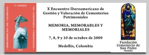 programa X Encuentro Iberoamericano de cementerios