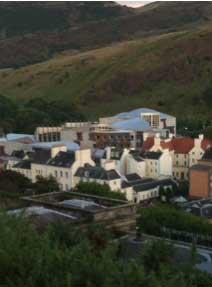 El parlament escocès des de Calton Hill