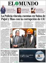 "El Mundo" irrumpió en la campaña electoral de noviembre de 2012 con está portada.