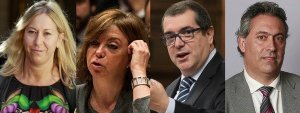 Neus Munté, Meritxell Borràs, Jordi Jané y Jordi Ciuraneta, los nuevos consejeros de CDC que substituyen a les de UDC.