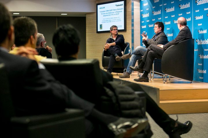 CONFERENCIA TROBADES I ARA QUE ? BANC DE SABADELL EL FUTUR DE CATAL